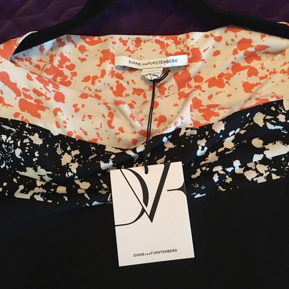 Von Furstenberg dress. NWT.  Lovely colours - Picture 4 of 4